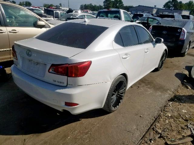 JTHBK262592093119 - 2009 LEXUS IS 250 WHITE photo 4