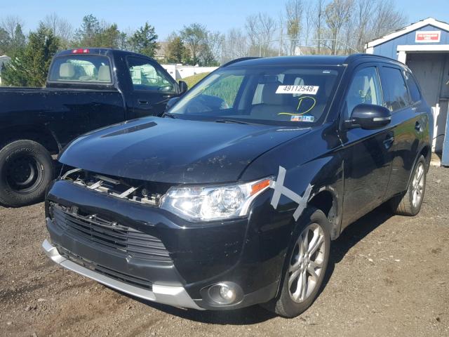 JA4AZ3A34FZ005396 - 2015 MITSUBISHI OUTLANDER BLACK photo 2