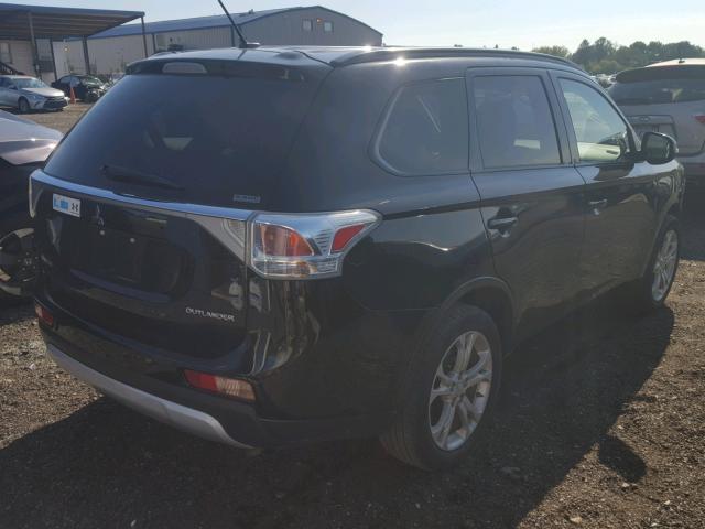 JA4AZ3A34FZ005396 - 2015 MITSUBISHI OUTLANDER BLACK photo 4