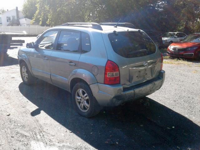 KM8JN72D97U625025 - 2007 HYUNDAI TUCSON SE BLUE photo 3