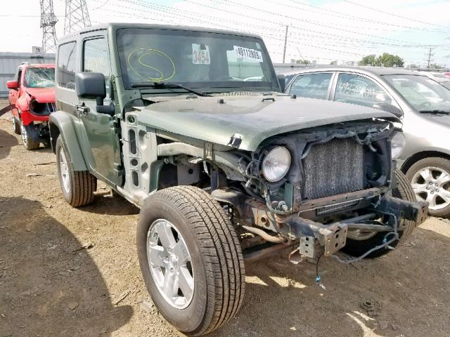 1J4FA541X8L623105 - 2008 JEEP WRANGLER S GREEN photo 1