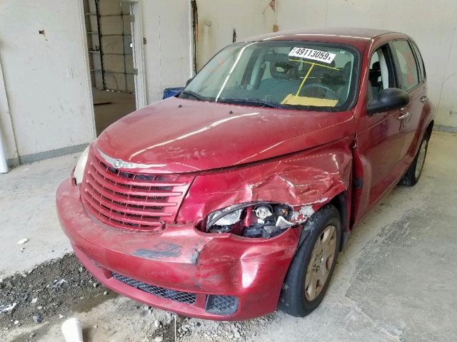 3A8FY48B38T131284 - 2008 CHRYSLER PT CRUISER BURGUNDY photo 2