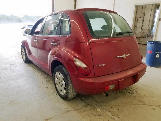 3A8FY48B38T131284 - 2008 CHRYSLER PT CRUISER BURGUNDY photo 3