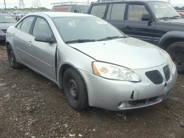 1G2ZF58B974191255 - 2007 PONTIAC G6 VALUE L SILVER photo 1