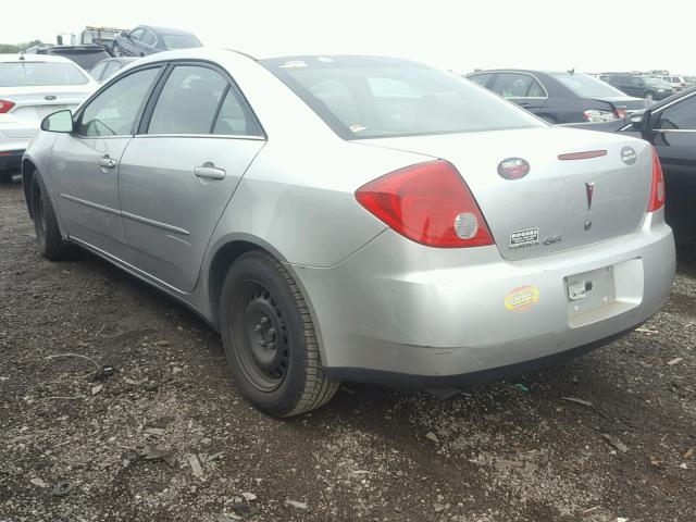 1G2ZF58B974191255 - 2007 PONTIAC G6 VALUE L SILVER photo 3