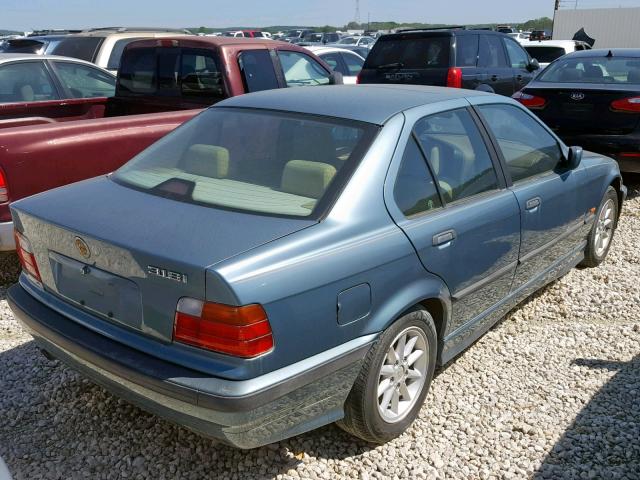 WBACC0325WEK26917 - 1998 BMW 318 I AUTO BLUE photo 4