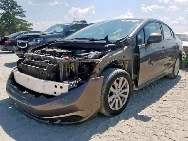 19XFB2F9XCE047229 - 2012 HONDA CIVIC EXL 棕色 照片 2
