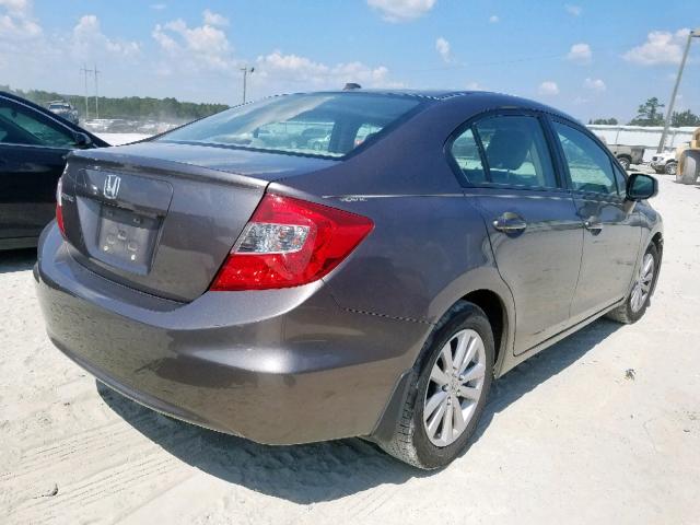 19XFB2F9XCE047229 - 2012 HONDA CIVIC EXL 棕色 照片 4