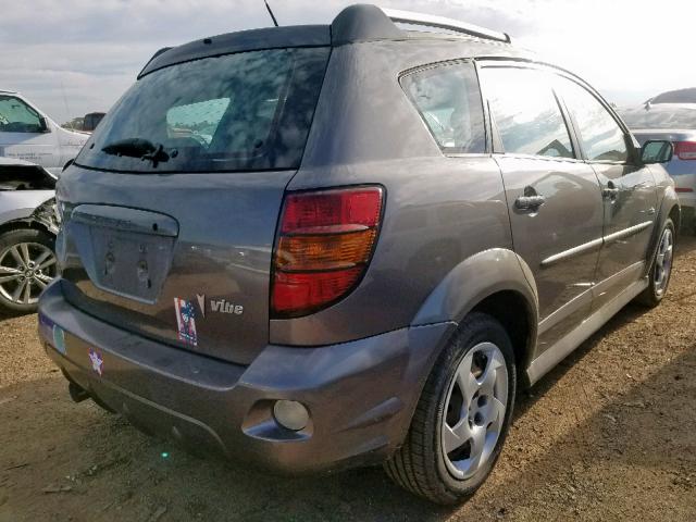 5Y2SL67896Z463404 - 2006 PONTIAC VIBE GRAY photo 4