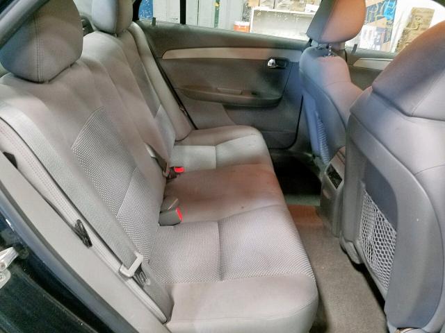 1G1ZC5EUXBF380416 - 2011 CHEVROLET MALIBU 1LT BLACK photo 6