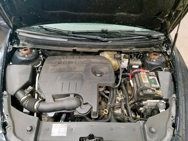 1G1ZC5EUXBF380416 - 2011 CHEVROLET MALIBU 1LT BLACK photo 7