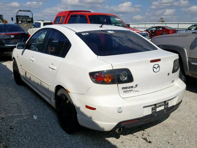 JM1BK123451298084 - 2005 MAZDA 3 S WHITE photo 3