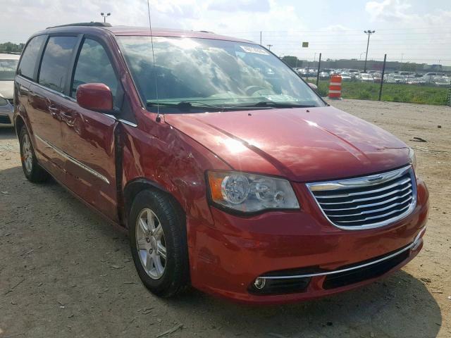 2C4RC1BG1CR362752 - 2012 CHRYSLER TOWN & COU RED photo 1