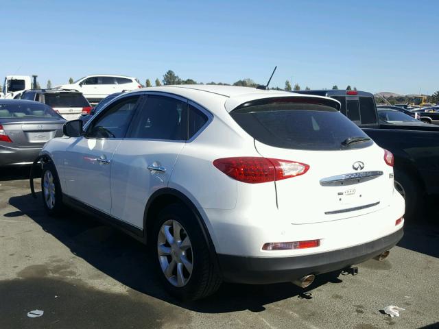 JN1AJ0HP9AM701362 - 2010 INFINITI EX35 BASE WHITE photo 3