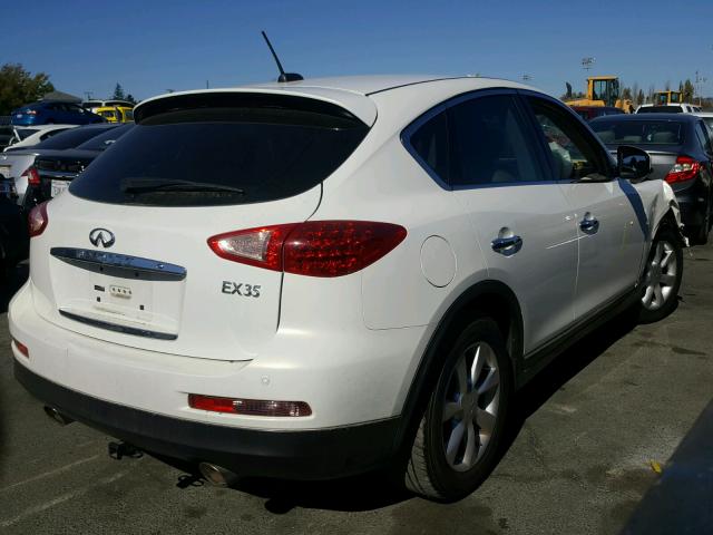 JN1AJ0HP9AM701362 - 2010 INFINITI EX35 BASE WHITE photo 4