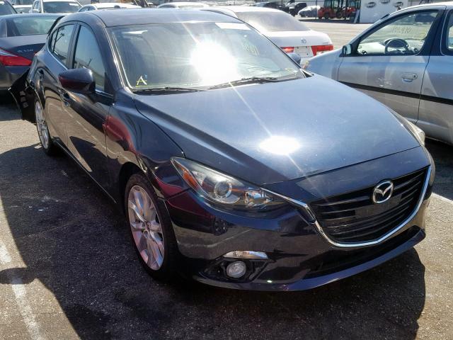 JM1BM1L31F1223563 - 2015 MAZDA 3 TOURING BLUE photo 1