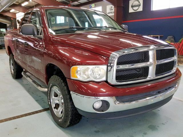 1D7HU18N73S373306 - 2003 DODGE RAM 1500 S BURGUNDY photo 1