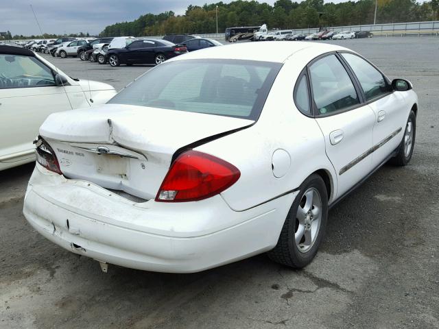 1FAFP55U5YA245824 - 2000 FORD TAURUS SES WHITE photo 4