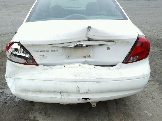 1FAFP55U5YA245824 - 2000 FORD TAURUS SES WHITE photo 9