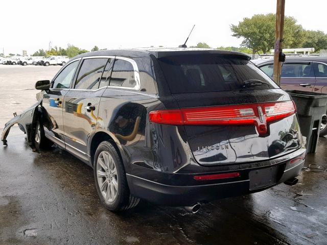 2LMHJ5AT7EBL50219 - 2014 LINCOLN MKT BLACK photo 3