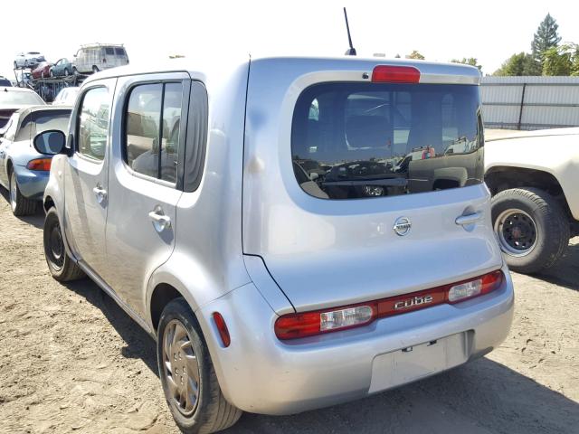 JN8AZ28R09T124472 - 2009 NISSAN CUBE BASE SILVER photo 3