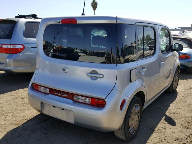 JN8AZ28R09T124472 - 2009 NISSAN CUBE BASE SILVER photo 4