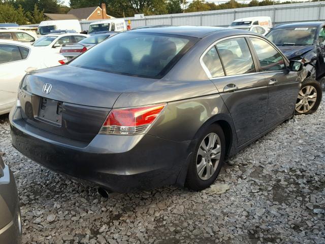 1HGCP26478A024740 - 2008 HONDA ACCORD LXP GRAY photo 4