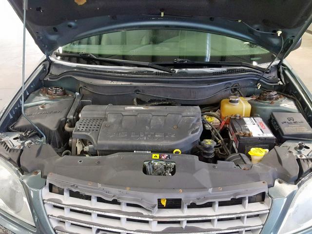 2C8GF68455R584494 - 2005 CHRYSLER PACIFICA T GREEN photo 7