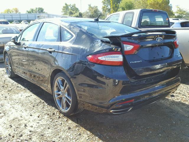 3FA6P0D99FR164778 - 2015 FORD FUSION TIT BLACK photo 3