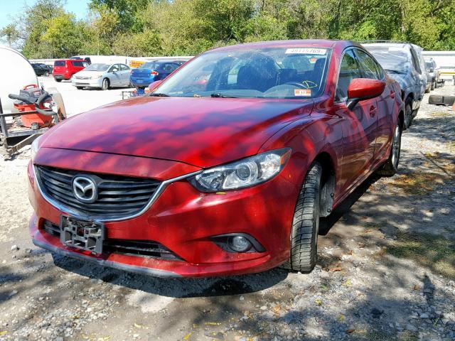 JM1GJ1U61E1125266 - 2014 MAZDA 6 SPORT RED photo 2