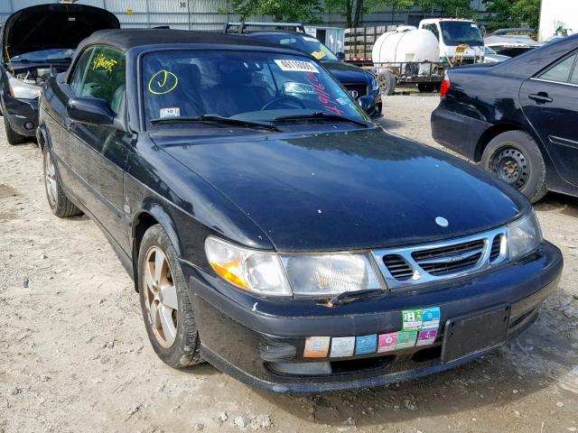 YS3DF78K737001231 - 2003 SAAB 9-3 SE BLACK photo 1