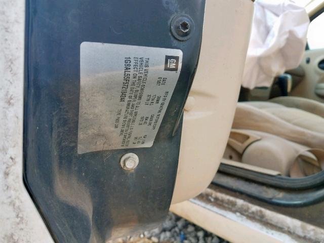 1G8AL55F57Z184244 - 2007 SATURN ION LEVEL WHITE photo 10