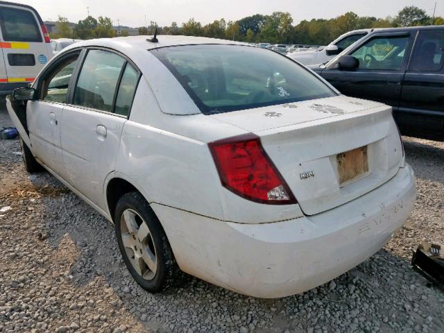 1G8AL55F57Z184244 - 2007 SATURN ION LEVEL WHITE photo 3