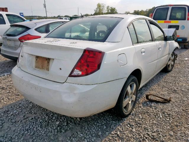 1G8AL55F57Z184244 - 2007 SATURN ION LEVEL WHITE photo 4