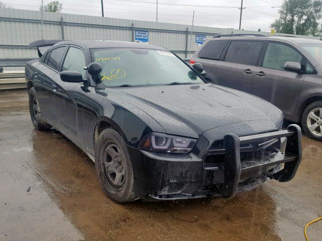 2C3CDXAT6DH647690 - 2013 DODGE CHARGER PO BLACK photo 1