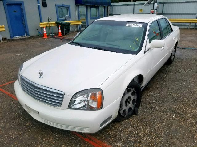 1G6KD54Y2YU337559 - 2000 CADILLAC DEVILLE WHITE photo 2