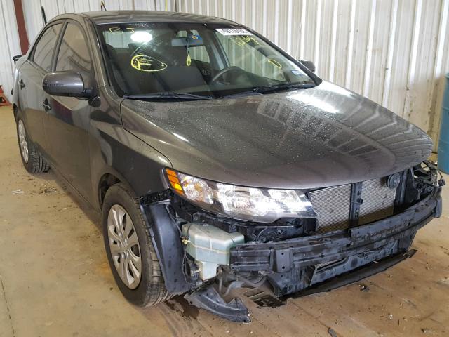 KNAFU4A27D5686209 - 2013 KIA FORTE EX GRAY photo 1