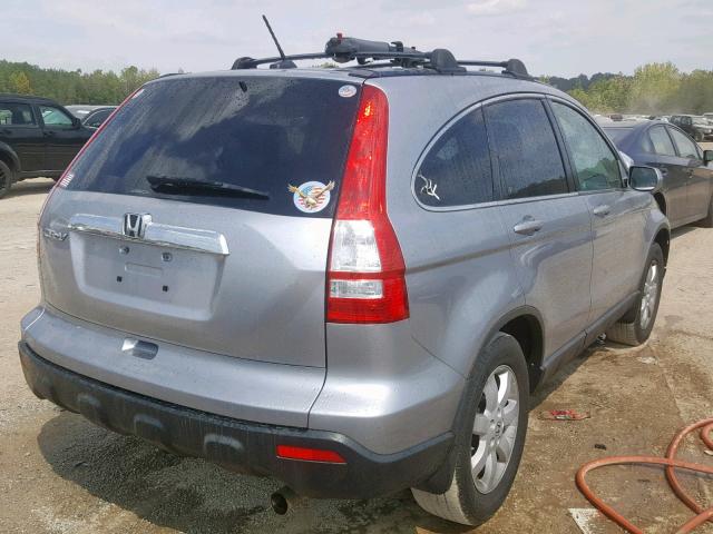 JHLRE48797C017246 - 2007 HONDA CR-V EXL SILVER photo 4