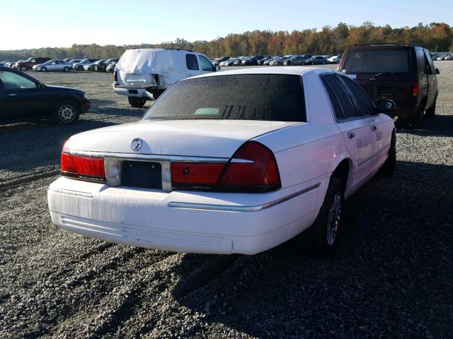 2MEFM74W81X660441 - 2001 MERCURY GRAND MARQ WHITE photo 4