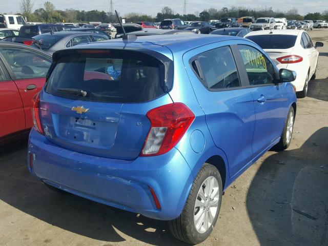 KL8CD6SA6HC745980 - 2017 CHEVROLET SPARK 1LT BLUE photo 4