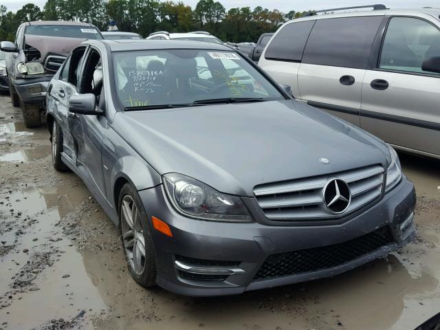 WDDGF4HBXCR209035 - 2012 MERCEDES-BENZ C 250 GRAY photo 1