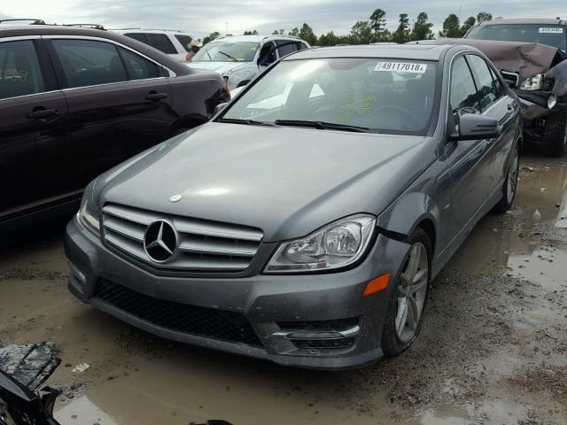 WDDGF4HBXCR209035 - 2012 MERCEDES-BENZ C 250 GRAY photo 2