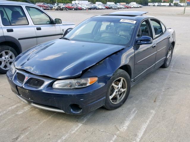 1G2WP52K92F210294 - 2002 PONTIAC GRAND PRIX BLUE photo 2