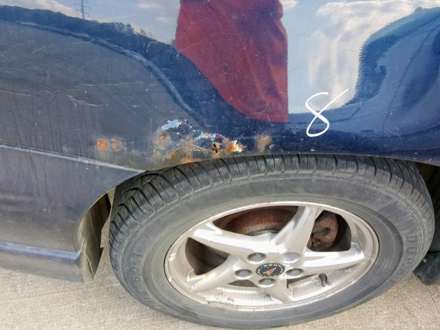 1G2WP52K92F210294 - 2002 PONTIAC GRAND PRIX BLUE photo 9
