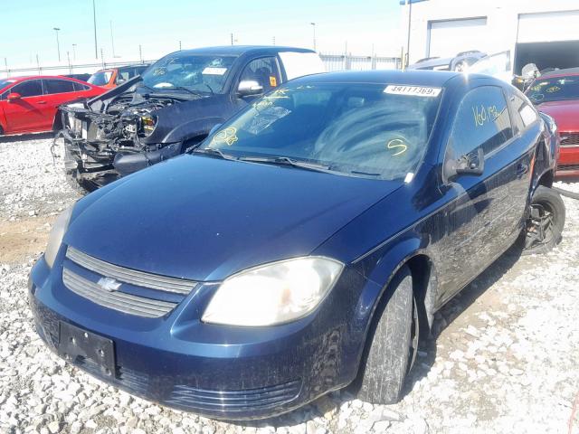 1G1AL18F087293288 - 2008 CHEVROLET COBALT LT BLUE photo 2