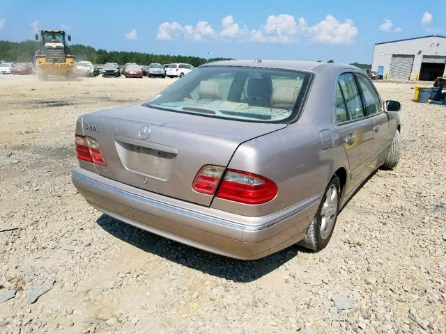 WDBJF65J62B422951 - 2002 MERCEDES-BENZ E 320 SILVER photo 4