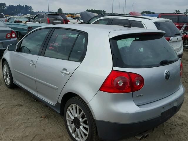 WVWGV71K47W033163 - 2007 VOLKSWAGEN NEW GTI SILVER photo 3