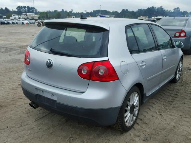 WVWGV71K47W033163 - 2007 VOLKSWAGEN NEW GTI SILVER photo 4