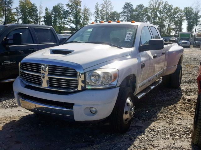 3D7MX48AX7G769845 - 2007 DODGE RAM 3500 S WHITE photo 2