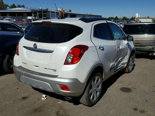 KL4CJGSB6FB198544 - 2015 BUICK ENCORE WHITE photo 4